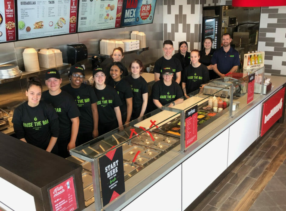 Staff at BarBurrito Bowmanville