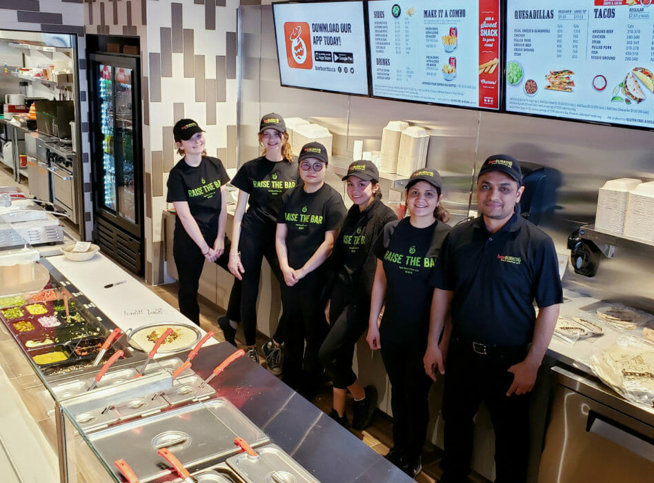 Staff at BarBurrito Stouffville