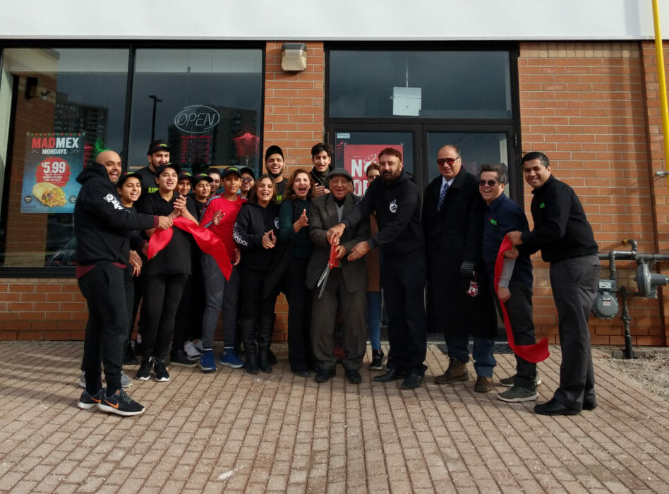 Staff at BarBurrito Brampton Ray Lawson