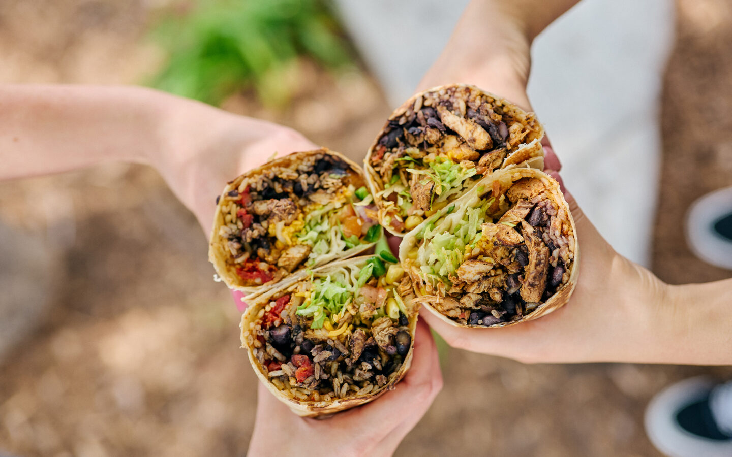 4 Burritos